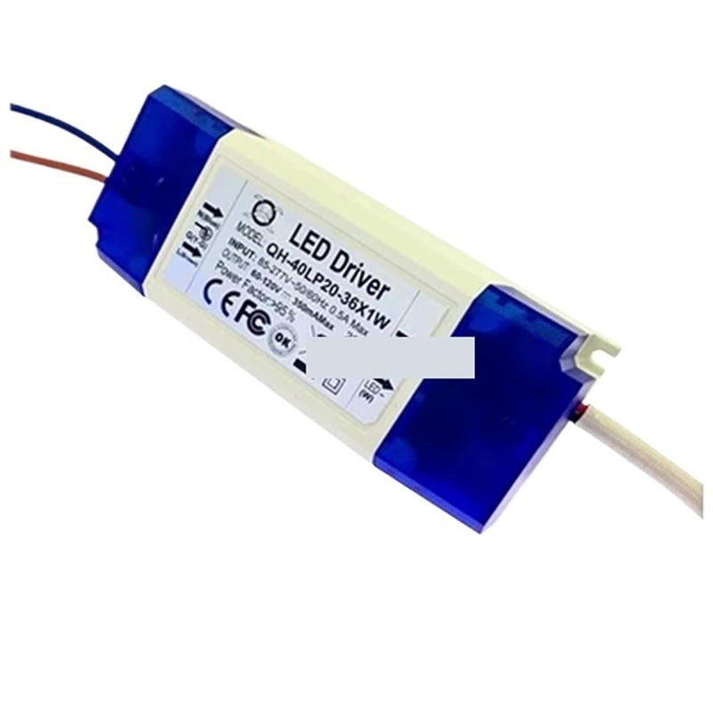 20W 30W 36W سائق LED 20 36X1W 350mA AC 85 277V DC 60 120V مصدر طاقة - Image 1